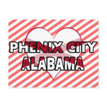 Phenix City, Alabama Postcard