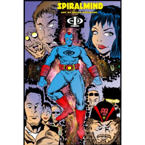 Phi3 comics SPIRALMIND pinup by artist Brian Robin print