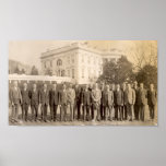 Phi Gam Leaders with Calvin Coolidge Print