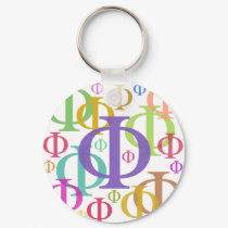 Phi keychains by minjean Phi keychains