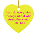 Phil 4:13 Ornament ornaments