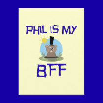Phil is my BFF postcards