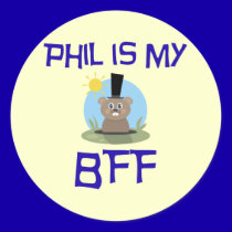 Phil is my BFF stickers