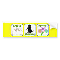 Phil Shadows Spring bumper stickers