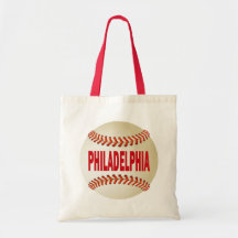 PHILADELPHIA BASEBALL TOTE BAG