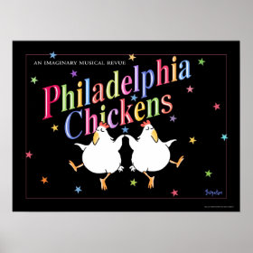 PHILADELPHIA CHICKENS poster by Sandra Boynton