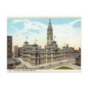 Philadelphia City Hall Old Postcard by phillygirlpostcard Philadelphia City Hall Old Postcard