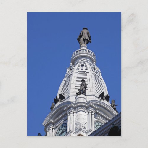 Philadelphia City Hall Postcard postcard