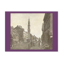 Philadelphia in 1800 Postcard