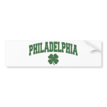 Philadelphia (Irish Shamrock) Bumper Stickers