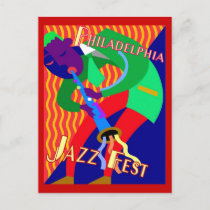 Philadelphia Jazz Fest postcards