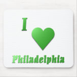 Philadelphia -- Kelly Green Mouse Pads