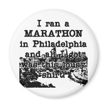 Philadelphia Lousy Shirt magnets by Run2RunShop Philadelphia Lousy Shirt magnets