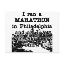 Philadelphia Lousy Shirt postcards by Run2RunShop Philadelphia Lousy Shirt postcards