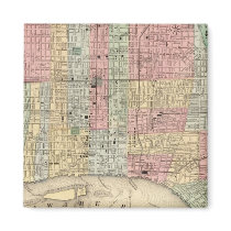 Philadelphia Map by Mitchell Refrigerator Magnet