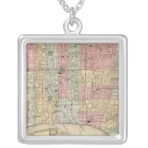 Philadelphia Map by Mitchell Necklace