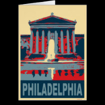 Philadelphia Museum in Blue cards