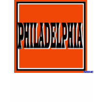 Philadelphia Orange Square T-Shirt