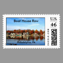Philadelphia, PA Boat House Row postage