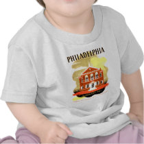 Philadelphia Pa. Carpenters Hall 1936 Baby Tshirts