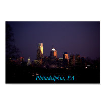 Philadelphia, PA skyline poster posters by nwillens Philadelphia, PA skyline poster posters