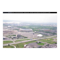 Philadelphia  PA Veterans Stadium Aerial View posters