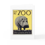 Philadelphia PA Zoo Hippo 1936 WPA cards