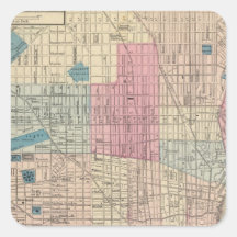 Philadelphia, Pennsylvania Map Sticker