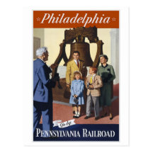 Philadelphia Pennsylvania Railroad Postcard