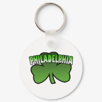 Philadelphia Shamrock Keychain