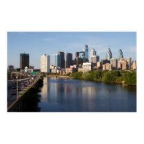 Philadelphia Skyline 2 Poster