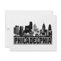 Philadelphia Skyline invitations by TurnRight Philadelphia Skyline invitations