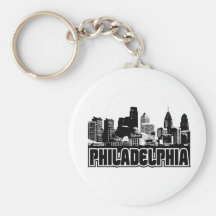 Philadelphia Skyline Key Chain