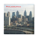 Philadelphia Skyline Refrigerator Magnets