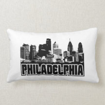 Philadelphia Skyline Pillow