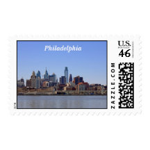 Philadelphia Skyline Postage Stamps
