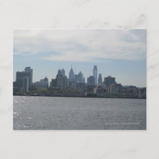 Philadelphia Skyline postcard