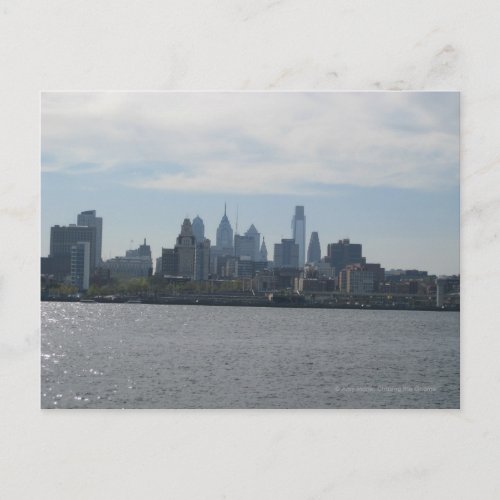 Philadelphia Skyline postcard