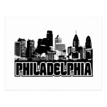 Philadelphia Skyline Postcards