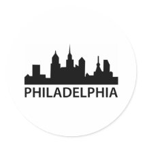 Philadelphia Skyline stickers