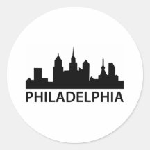Philadelphia Skyline Sticker