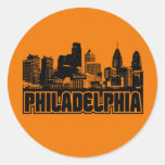 Philadelphia Skyline Stickers