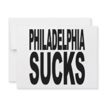 Philadelphia Sucks invitations by MyShirtSucks Philadelphia Sucks invitations