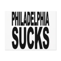 Philadelphia Sucks postcards