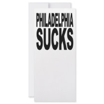 Philadelphia Sucks rack cards