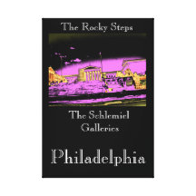 Philadelphia - The Rocky Steps Stretched Canvas Print
