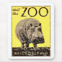 Philadelphia Zoo-Hippo Mouse Pad