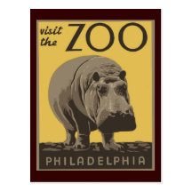 Philadelphia Zoo Postcard