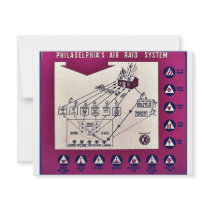 Philadelphia's Air Raid System invitations by ww2posters Philadelphia's Air Raid System invitations