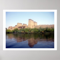 philae temple reflect print